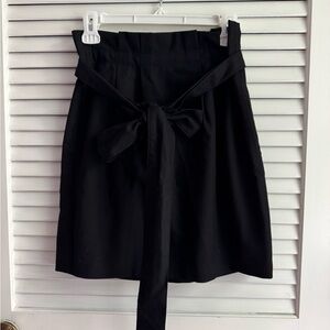 J. Crew Black Skirt with Bow